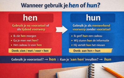 Wanneer gebruik je hen of hun? Uitleg, verschil en voorbeelden van het juiste gebruik