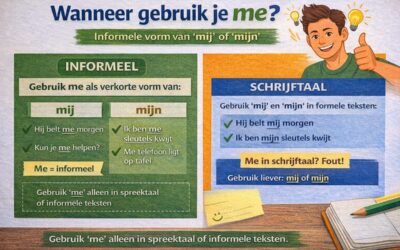 Wanneer gebruik je “me”? Uitleg, betekenis en voorbeelden van het juiste gebruik